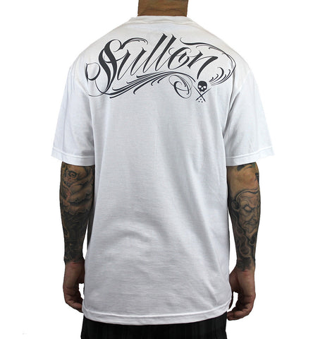 Angel Drip White Mens Sullen Tee