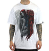 Sullen Angel Drip White Mens Tee