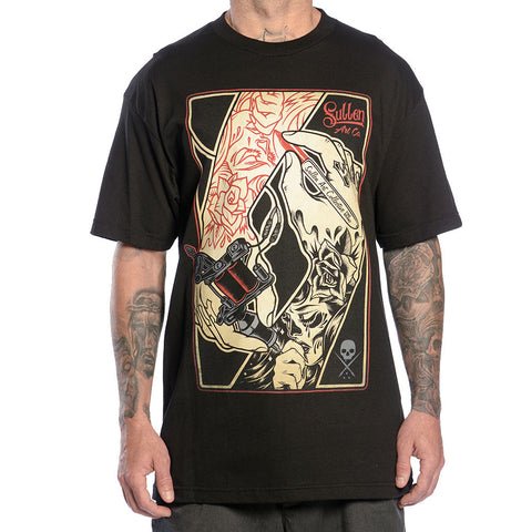 Hand to Hand Black Mens Sullen Tee