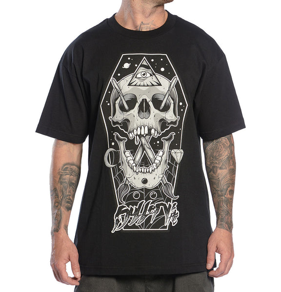 Sullen Illuminati Black Mens Tee