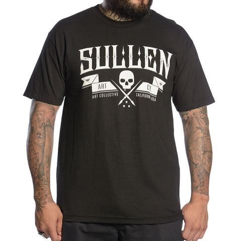 Raise The Flag Black Mens Sullen Tee