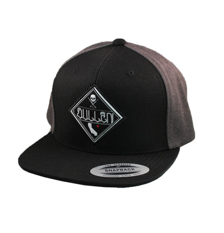 State of Mind CA Black Sullen Snapback Hat