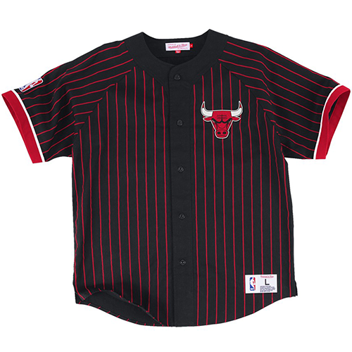 Chicago Bulls Button Front NBA Basketball Jersey