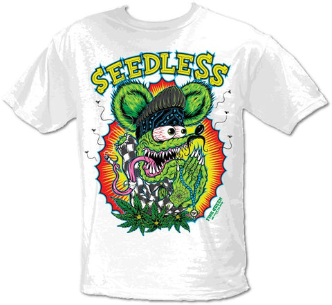 Fink Green White Mens Seedless Tee