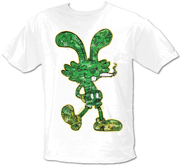 Grow Bunny White Mens Seedless Tee