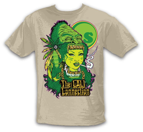 Sasquatch Girl Sand Mens Seedless Tee